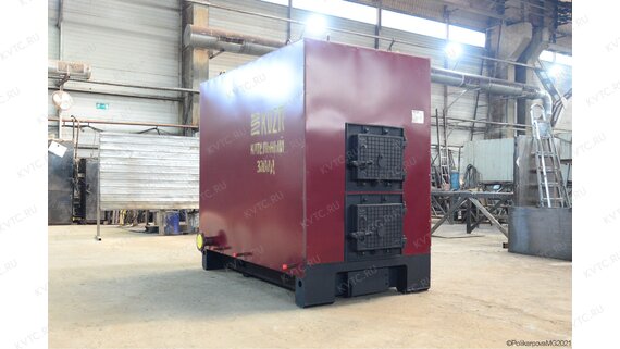 Котел на дровах 0.8 МВт водогрейный